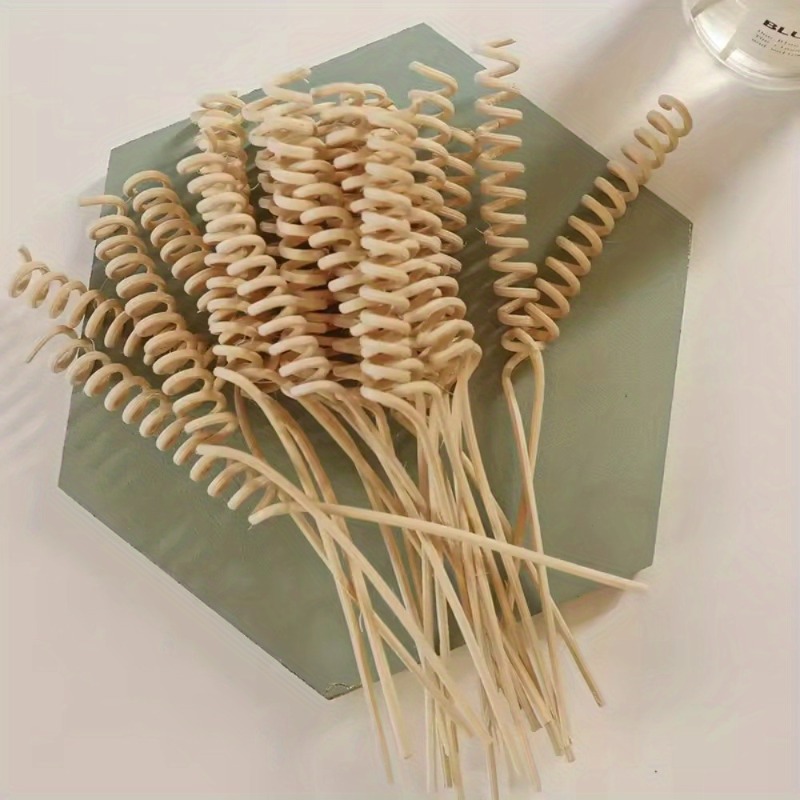 Perfume Fragrance Stick - 10 ชิ้นพืชโค้งหวาย Sticks น้ํามันหอมระเหยระเหย Rod Reed