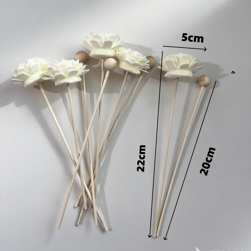 10 ชิ้น ดอกไม้ประดิษฐ์ ไม้หวาย - Perfume Fragrance Stick บทวิจารณ์และราคา