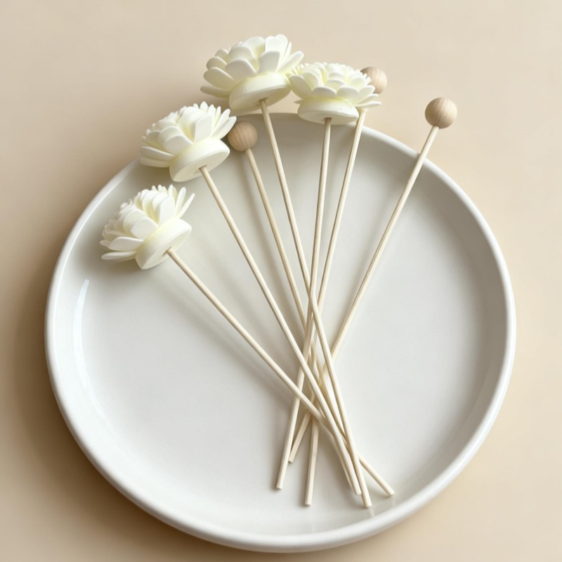 10 ชิ้น ดอกไม้ประดิษฐ์ ไม้หวาย - Perfume Fragrance Stick บทวิจารณ์และราคา
